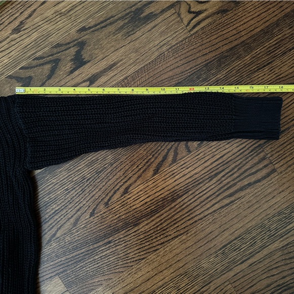 American Apparel Black US XS Fisherman Crewneck Sweater - Picture 9 of 11